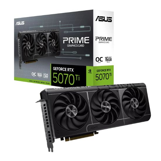 Picture of ASUS PRIME GeForce RTX 5070 Ti 16GB GDDR7 OC Edition Graphics Card