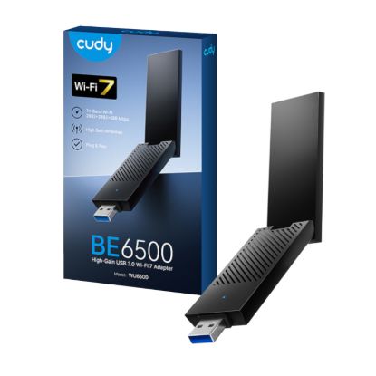 Picture of Cudy BE6500 Tir-Band Wi-Fi7 USB 3.0 Adapter