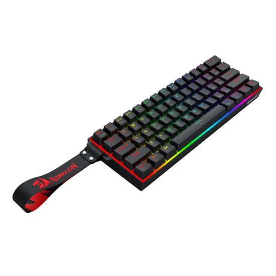 Picture of Redragon FIZZ Magnetic Plus 60% RGB Gaming Keyboard - Black