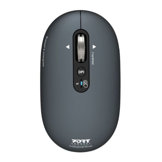 Picture of Port Connect PURE MAC Rechargeable Wireless and Bluetooth Mouse - Shadow