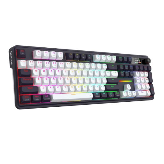 Picture of Redragon K762WB-RGB-PRO LCD Full-size Gasket Mechanical Keyboard - Black