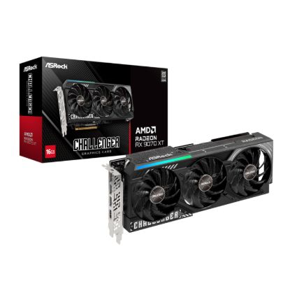Picture of ASRock Radeon RX9070 XT Challenger 16G Graphics Card