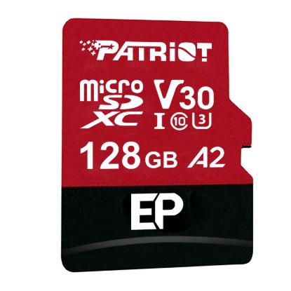 Picture of Patriot EP Series 128GB MICRO SDXC V30 A2 (w/o Adaptor)