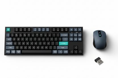 Picture of Keychron B33 80% TKL Wireless Keyboard and Mouse Combo – Black/Green