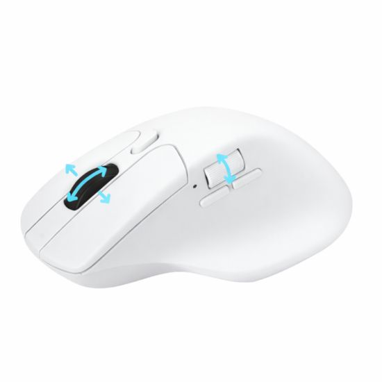 Picture of Keychron M6 1K Dual-Wireless Bluetooth and 2.4G Mouse – White