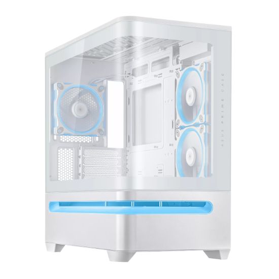 Picture of ASUS Prime AP202 ARGB Micro-ATX Gaming Chassis - White