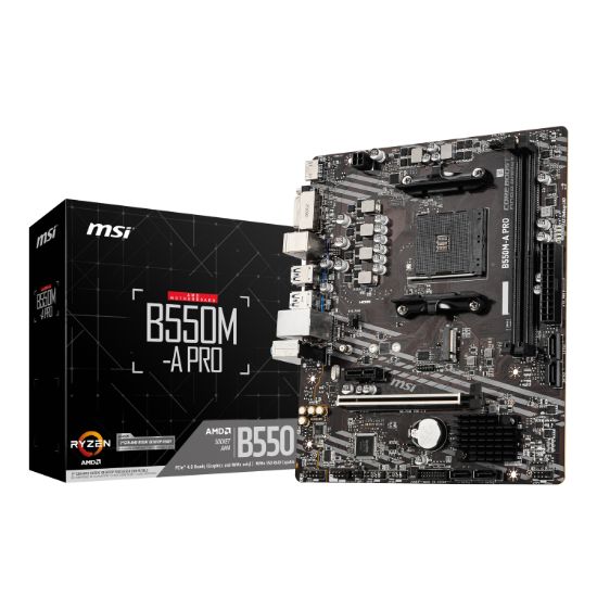 Picture of MSI B550M-A Pro AM4 M-ATX Motherboard
