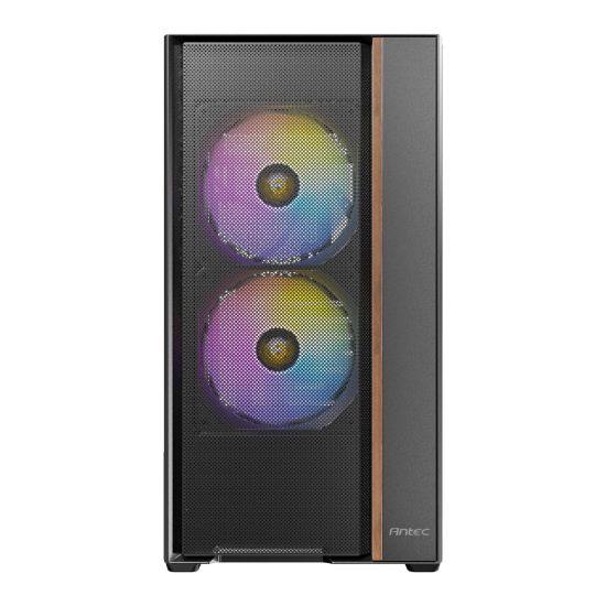 Picture of Antec FLUX Rear ARGB ATX Mid Tower Gaming Chassis - Black