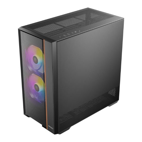 Picture of Antec FLUX Rear ARGB ATX Mid Tower Gaming Chassis - Black