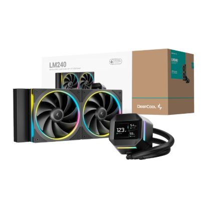 Picture of DeepCool LM240 ARGB 240mm AiO CPU Liquid Cooler - Black