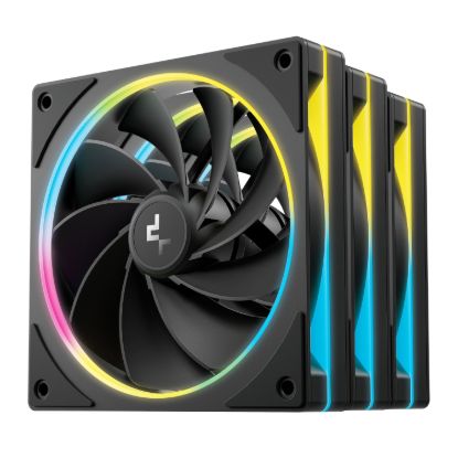 Picture of DeepCool FL12R SE 3-in-1 ARGB 120mm PWM 3 Fan Pack - Black