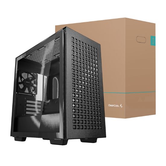 Picture of DeepCool CH370 Micro-ATX Gaming Chassis - Black