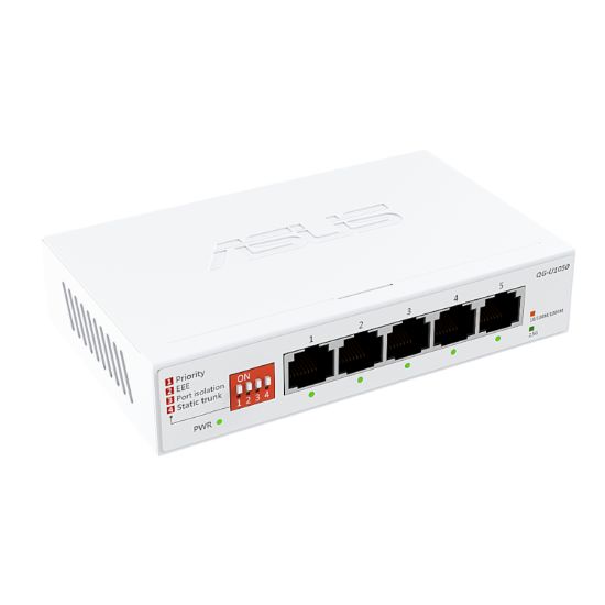 Picture of ASUS 5×2.5G Unmanaged Network Switch – White