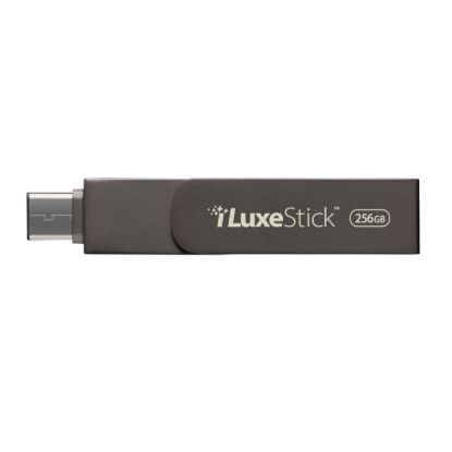 Picture of Patriot iLuxe Stick C 256GB USB 3.2 GEN 1 Type C + Lightning Flash Drive - Black