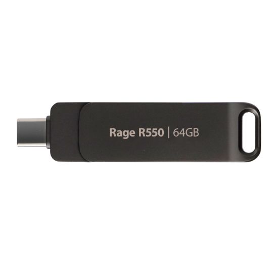 Picture of Patriot Rage R550 64GB USB3.2 Swing Type A to Type-C Flash Drive
