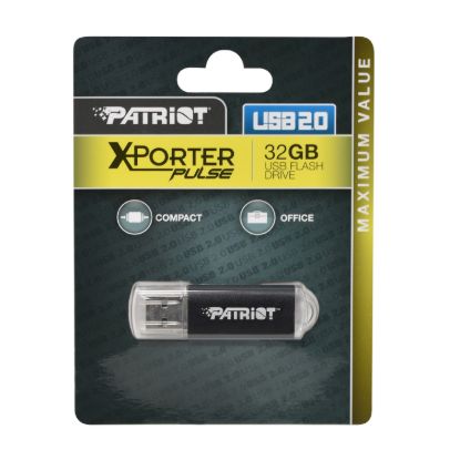 Picture of Patriot Xporter 32GB USB2.0 Flash Drive - Black