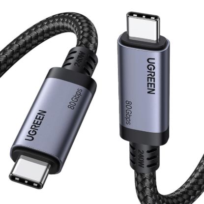 Picture of UGREEN USB4 Gen4 240W USB-C to USB-C Cable (Black)