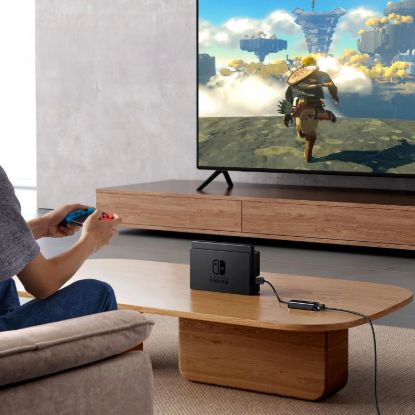 Picture of UGREEN USB Type-A Male to Ethernet Adapter with 3-Port USB Hub – Black