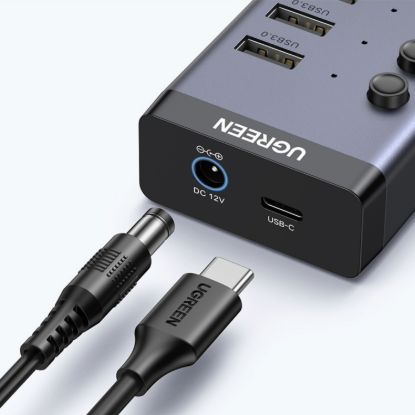 Picture of UGREEN 7 in 1 USB 3.0 Hub-Grey