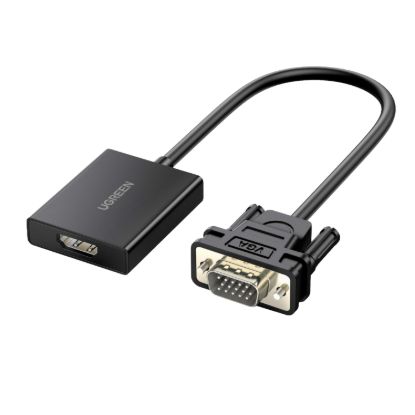 Picture of UGREEN VGA to HDMI Converter | Male to Female | 1080P Full HD – Black