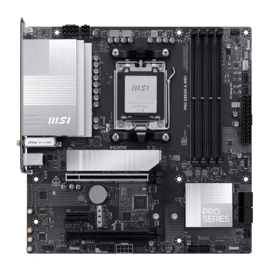 Picture of MSI PRO B850M-A WIFI AM5 DDR5 M-ATX Motherboard