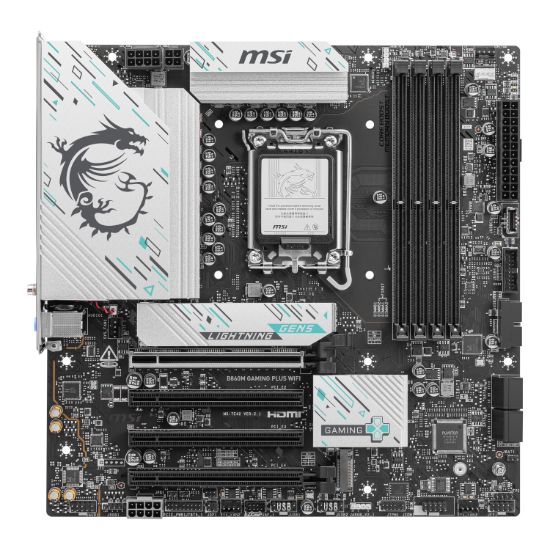 Picture of MSI B860M Gaming PLUS WIFI Intel LGA1851 DDR5 M-ATX Motherboard
