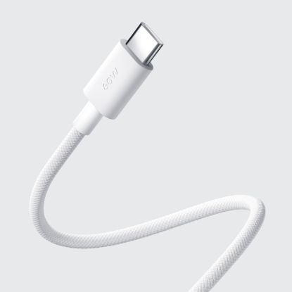 Picture of Xiaomi 3A Braided USB Type-C to USB Type-C Cable 1M - White