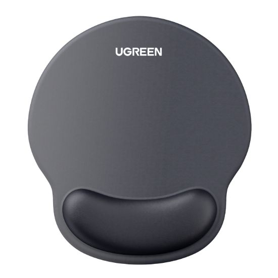 Picture of UGREEN LP668 Ergonomic Mousepad with Wrist Rest (220 x 245 mm) - Black