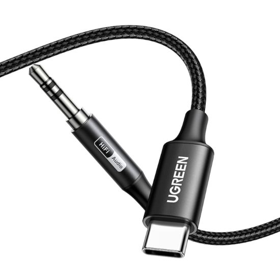 Picture of UGREEN USB Type-C to 3.5mm AUX Audio Cable 2M - Black