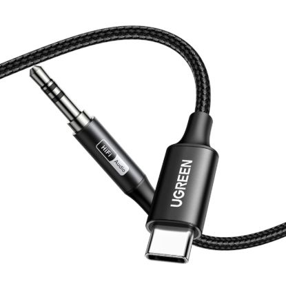 Picture of UGREEN USB Type-C to 3.5mm AUX Audio Cable 3M - Black