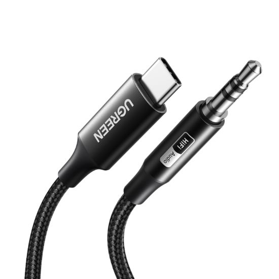 Picture of UGREEN USB Type-C to 3.5mm AUX Audio Cable 1M - Black