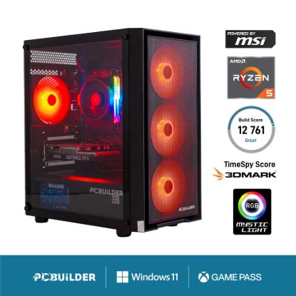 Picture of PCBuilder Ryzen 5 8400F RECON Windows 11 Gaming PC