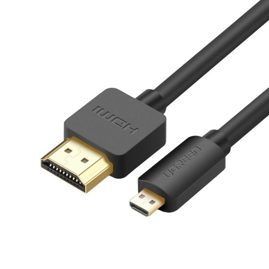 Picture of UGREEN HD127 Micro HDMI to HDMI 2.0 Cable 1.5M - Black