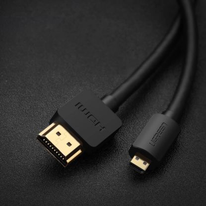Picture of UGREEN HD127 Micro HDMI to HDMI 2.0 Cable 1.5M - Black