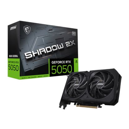 Picture of MSI Nvidia GeForce RTX 5050 Shadow 2X OC 8GB Graphics Card