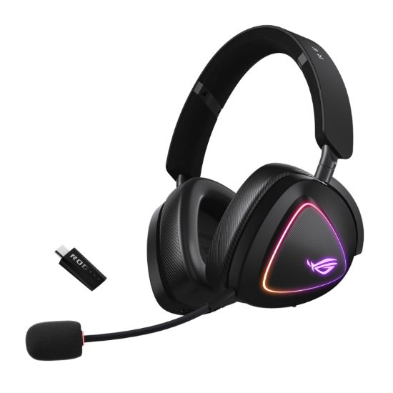 Picture of ASUS ROG Delta II Multi Platform Black Wireless Gaming Headset