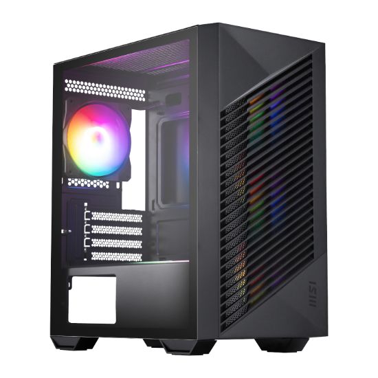 Picture of MSI PRO FORGE M050A Micro-ATX Gaming Chassis - Black
