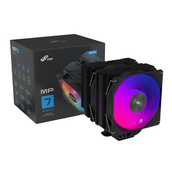 Picture of FSP MP7-BA 120mm PWM ARGB CPU Air Cooler - Black