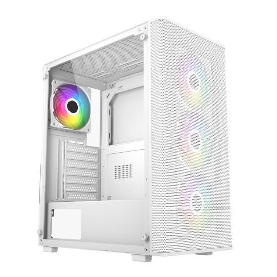 Picture of FSP M220 ATX Mid Tower Gaming Chassis - White
