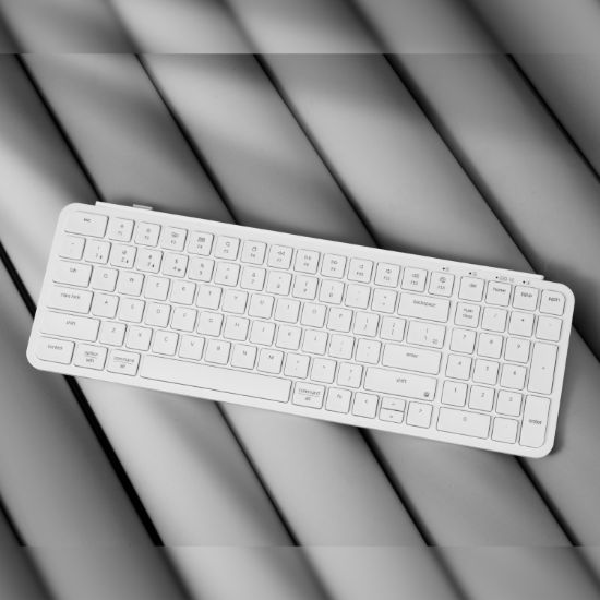 Picture of Keychron B2 Pro Ultra-Slim 96% Wireless Keyboard - Ivory White