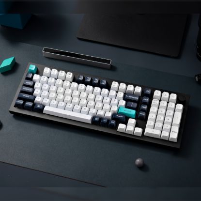 Picture of Keychron Q5 Max QMK/VIA Full-size Wireless Custom Mechanical Keyboard (Banana Switches) - Carbon Black