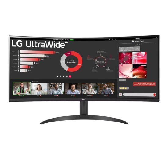 Picture of LG UltraWide 34" QHD VA Curved Monitor 100Hz