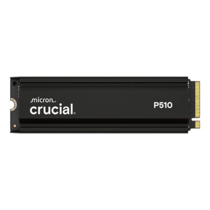 Picture of Crucial P510 1TB M.2 Gen5 with Heatsink NVMe 3D NAND SSD