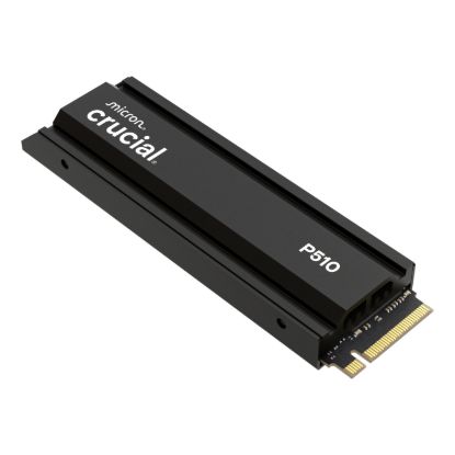 Picture of Crucial P510 1TB M.2 Gen5 with Heatsink NVMe 3D NAND SSD