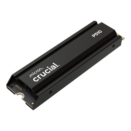 Picture of Crucial P510 1TB M.2 Gen5 with Heatsink NVMe 3D NAND SSD