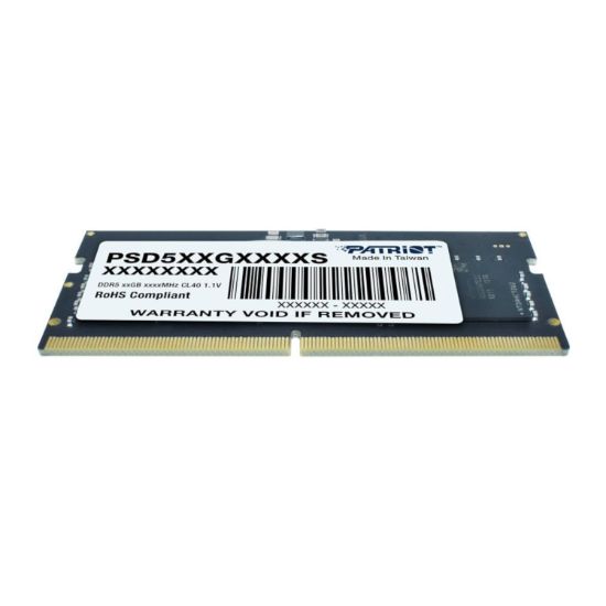Picture of Patriot Signature Line DDR5 16GB 4800MHz Single Rank SODIMM Notebook Memory