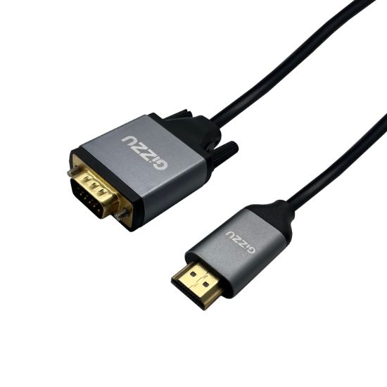 Picture of Gizzu Full HD HDMI to VGA Cable (1.8m) - Black