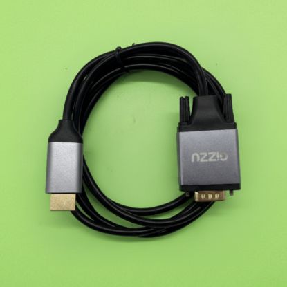 Picture of Gizzu Full HD HDMI to VGA Cable (1.8m) - Black
