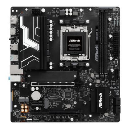 Picture of ASRock B850M-X WiFi AM5 Micro ATX Motherboard (DDR5, PCIe 5.0, Wi-Fi 6E)