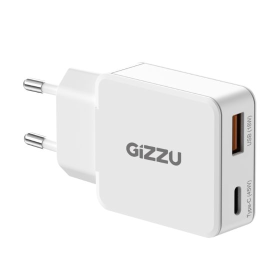 Picture of Gizzu 2-Port 45W GaN Wall Charger